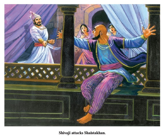 Shivaji's night attack on Shaista Khan at Lal Mahal, Pune