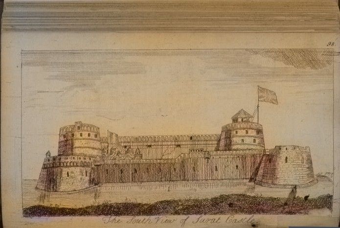 The sack of Surat, the wealthy Mughal trading center