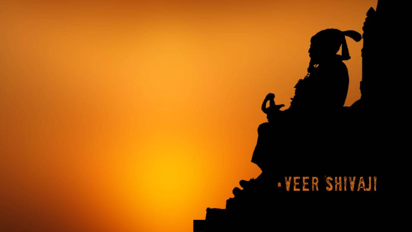 Artistic portrait of Chhatrapati Shivaji Maharaj